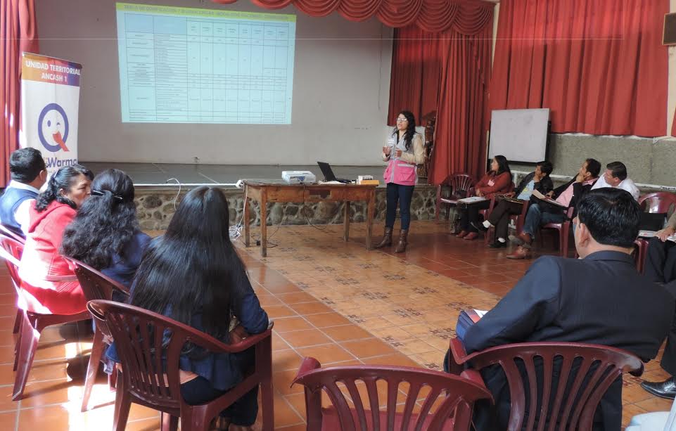  Qali Warma capacita a directores de Ugeles de la sierra de Áncash