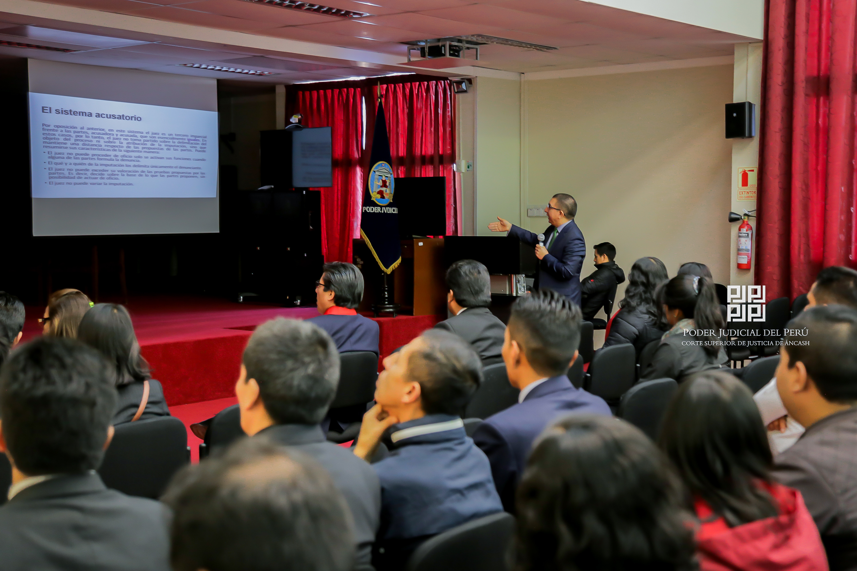 Huaraz:  concluyó capacitación a jueces y servidores del Módulo Penal