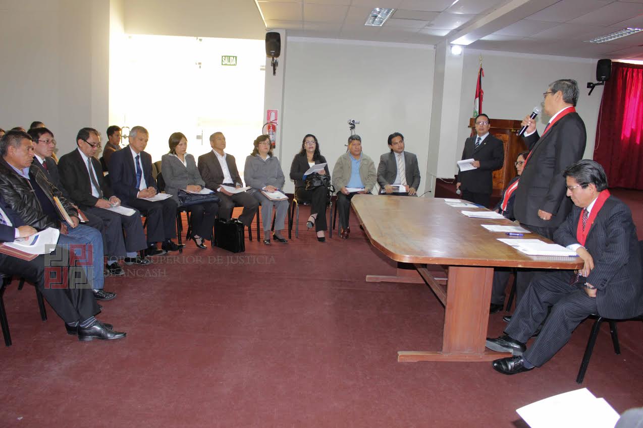 Capacitan a magistrados de la Corte de Áncash en la aplicación de la Ley N° 1204