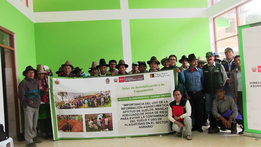 Huaraz: Municipalidad de Independencia fortalece capacidades de agricultores