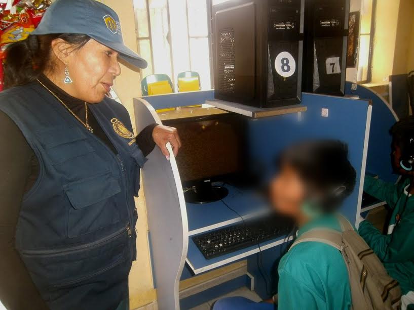 Carhuaz: Fiscalía de Familia interviene en restaurantes y cabinas de Internet