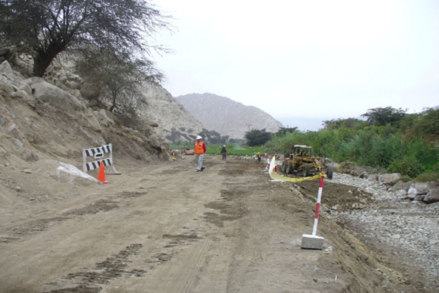 Áncash: rehabilitan tránsito en seis vías afectadas por último sismo 