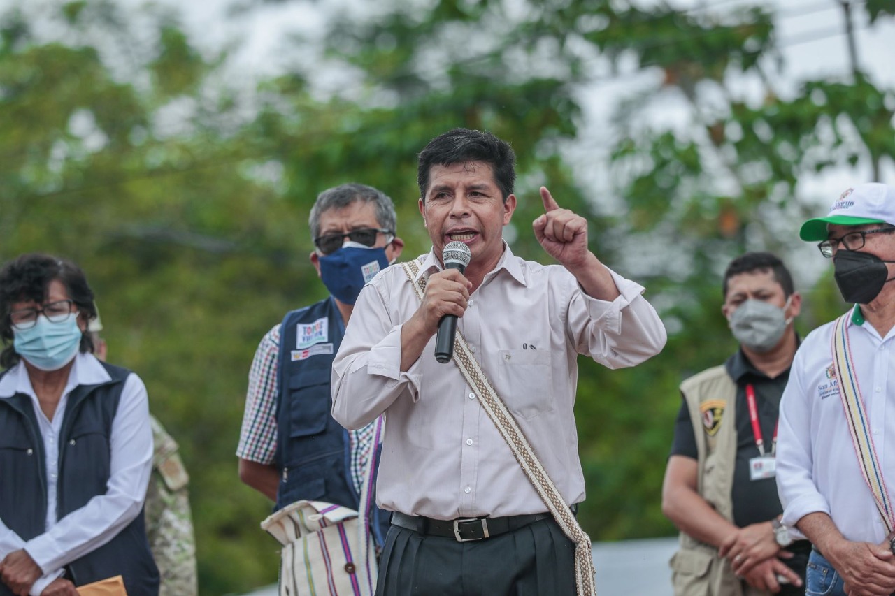 Presidente Castillo: “Me apena que sigan zancadillas y no se escuche al pueblo"