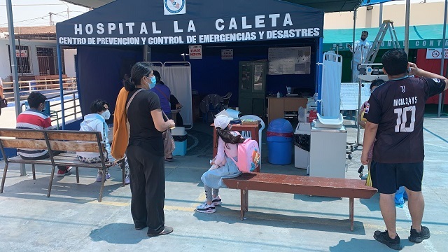 Niño de 1 año, policía y un recluso dan positivo a Covid-19 en hospital de Chimbote