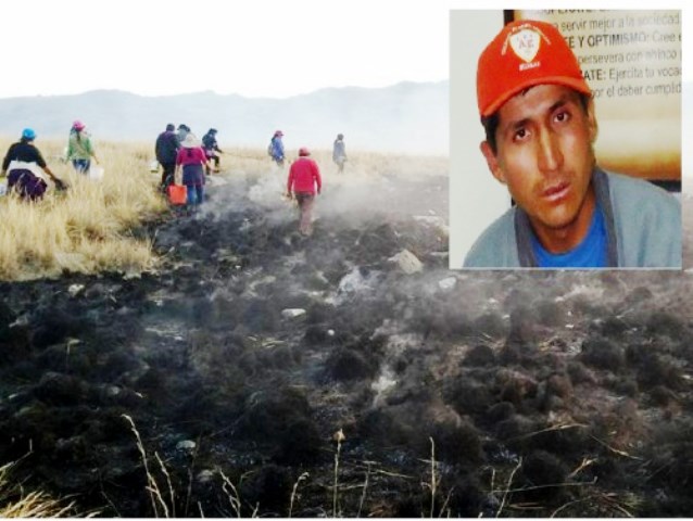 Cátac: capturan a uno de los responsables de últimos incendios forestales