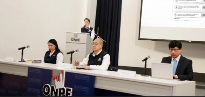 Onpe aprobó modelos definitivos de cédulas de votación para   Referéndum Nacional 2018