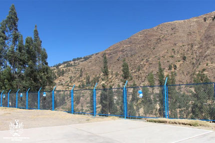 Municipio de Huaraz inauguró cerco perimétrico de colegio San Nicolás