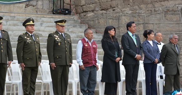 Huaylas: autoridades participaron en ceremonia cívico militar por el Día del Ejército Peruano