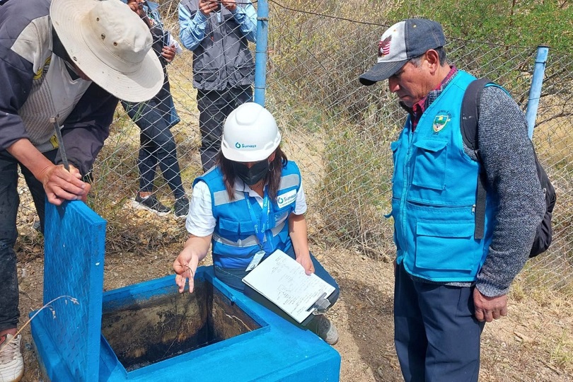 Sunass evaluó gestión de servicios de saneamiento rural en Carhuaz 