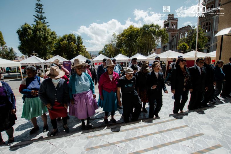 Huaraz: comisión de acceso a la justicia realizó feria para adultos mayores