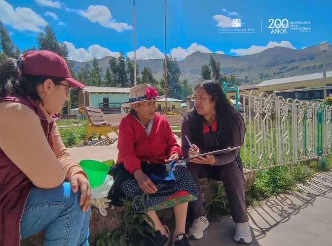 Áncash: Comisión de Acceso a la Justicia desarrolló itinerancia en Huayllapampa