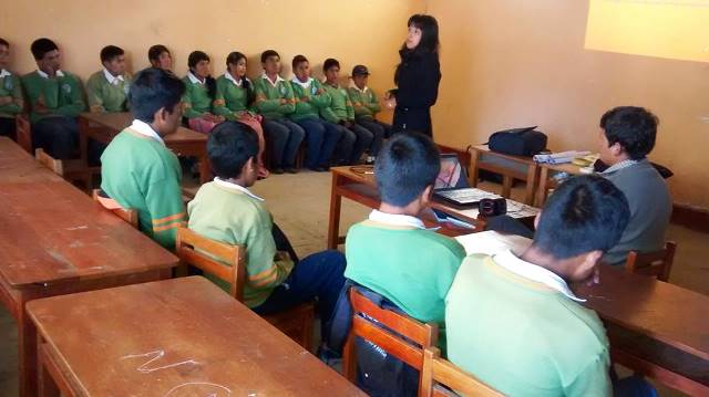 Escolares de colegios de Yungay reciben charlas para evitar maltrato físico y psicológico