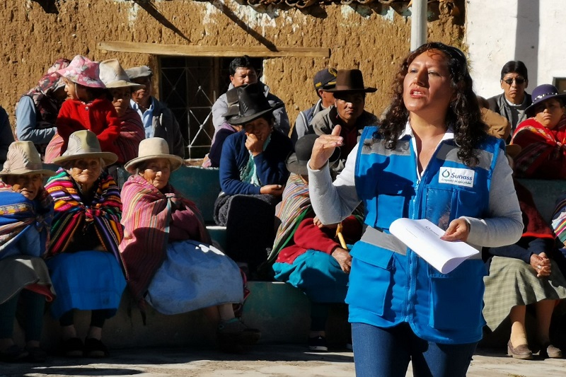 Sunass capacitará a más de 120 juntas administradoras de agua en poblados rurales de Áncash  
