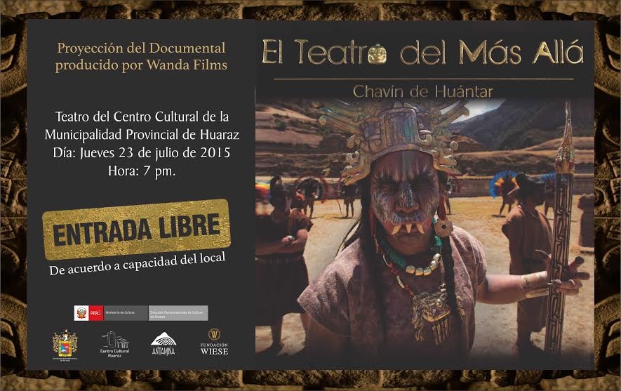 Estreno de documental sobre Chavín de Huántar en Huaraz
