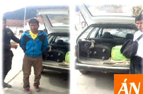 Capturan a los “Chukis del Callejón de los Conchucos” con 27 kilos de marihuana