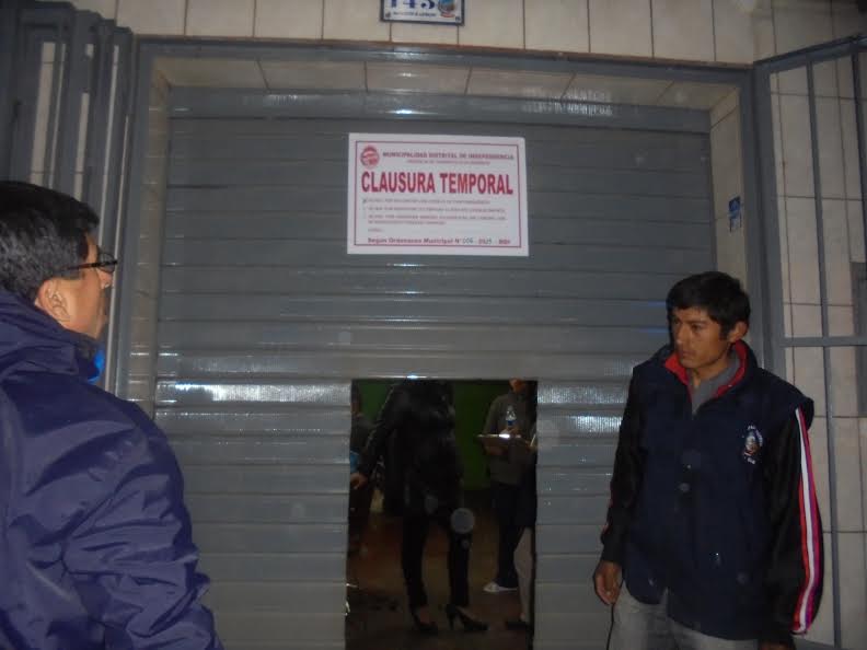 Municipio cierra locales que no tenían licencia de funcionamiento