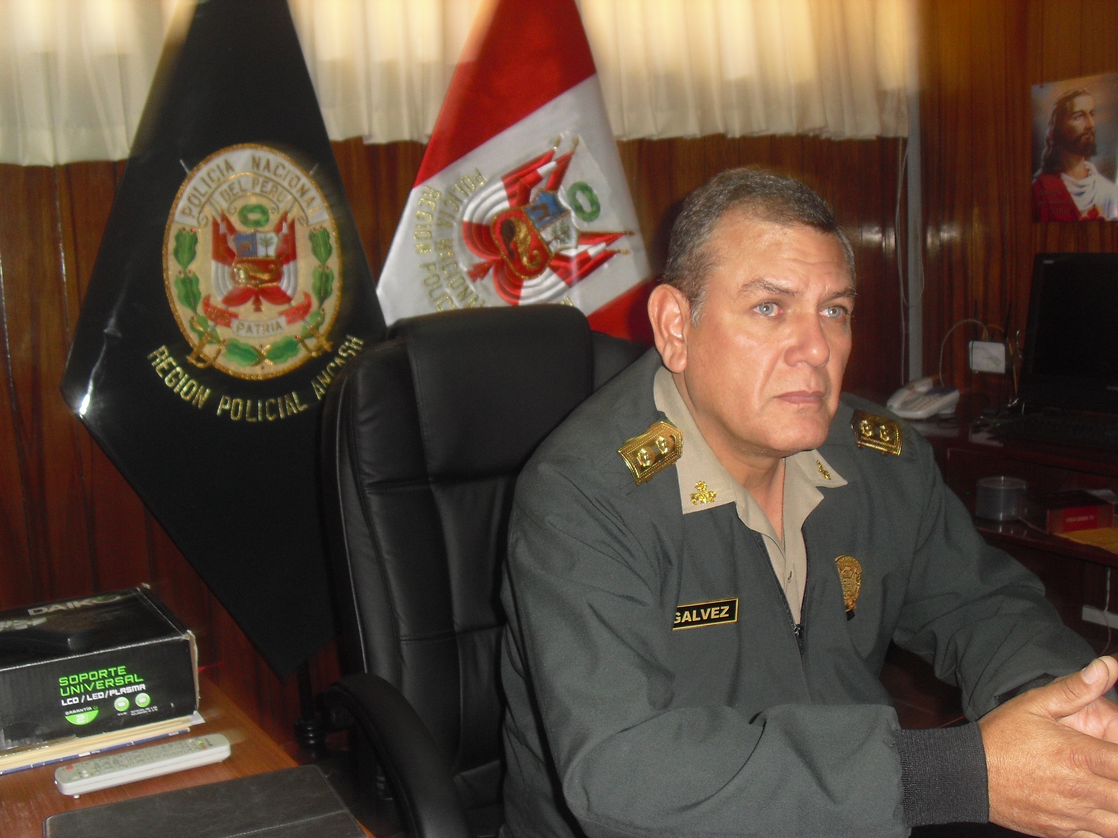 Jefe de  región policial de Áncash confirma agresión a policía en disturbios en sede regional