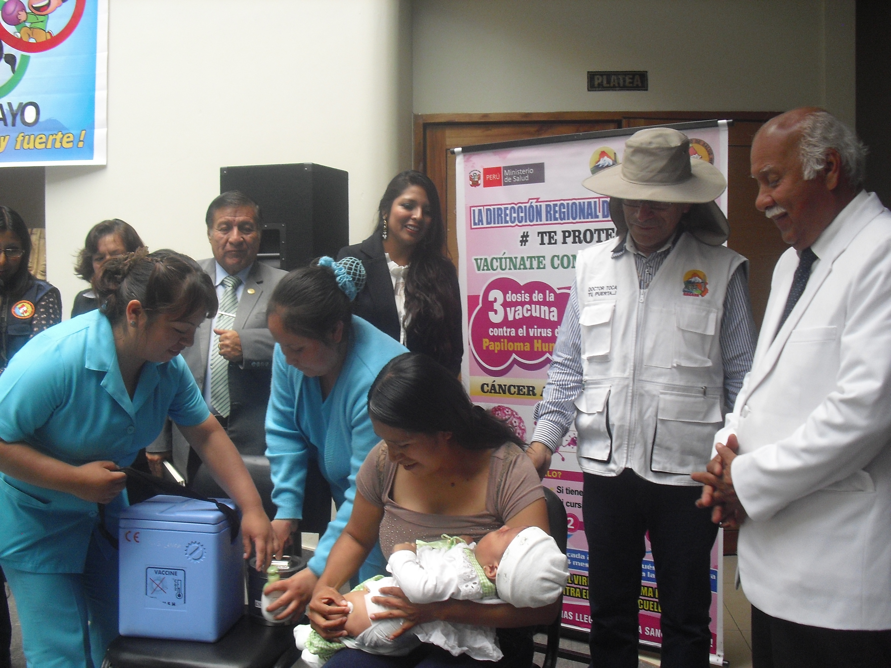 Dirección regional de Salud de Áncash realizaron lanzamiento de semana de vacunación