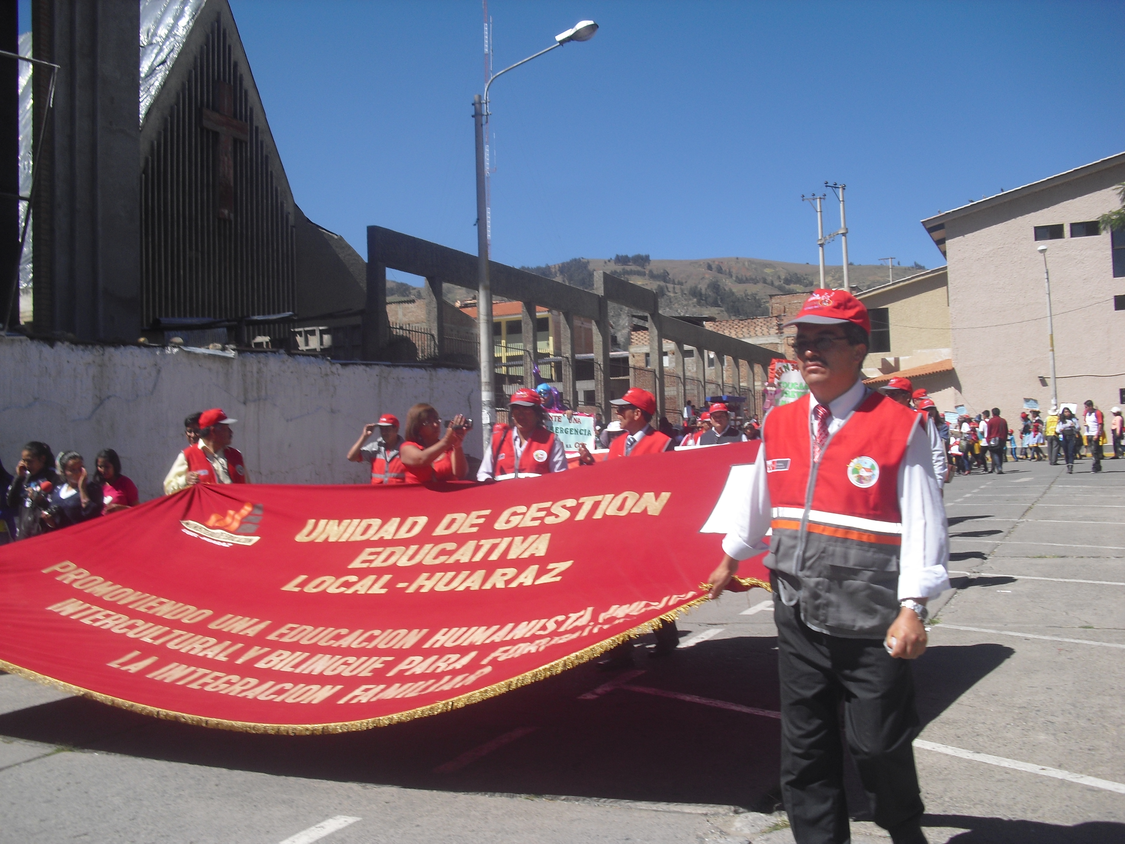Autoridades educativas y docentes  de Huaraz lanzaron programa de gestión de riesgos
