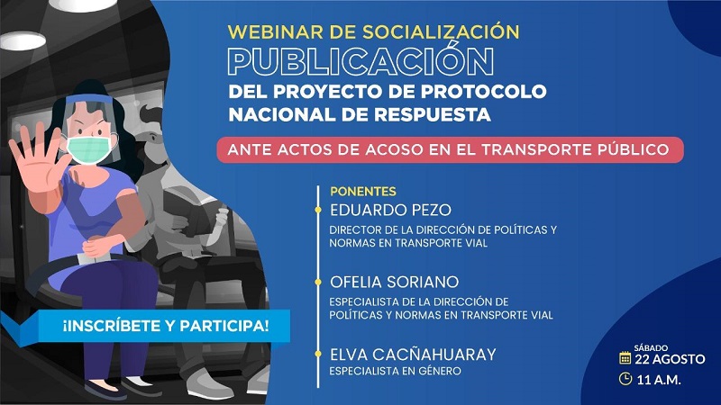 Ciudadanía contribuirá en elaboración de protocolo de atención en casos de acoso sexual en transporte terrestre