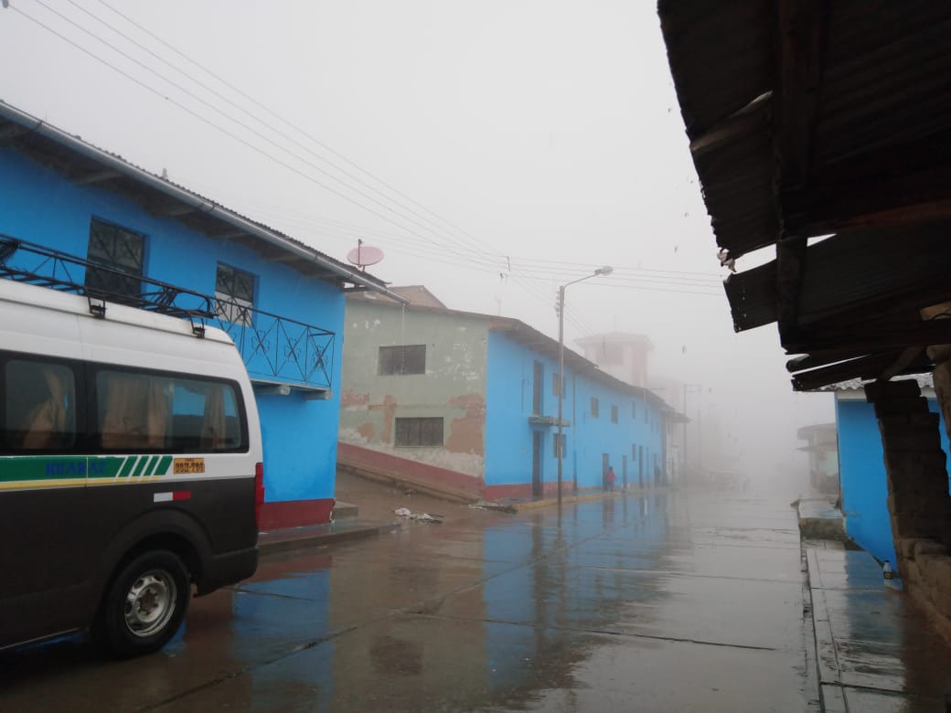 COER Áncash reporta lluvias intensas y fuertes vientos en diversos distritos de la zona sierra