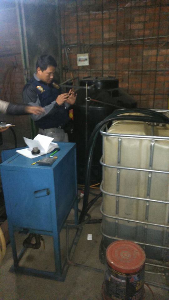 Policía interviene grifos y surtidores clandestinos en Huaraz