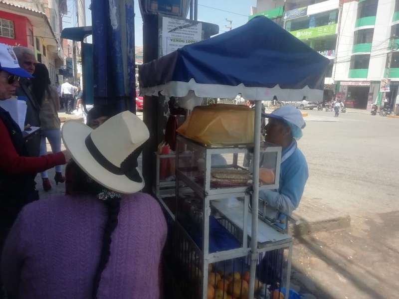 Huaraz: prohíben venta de comida ambulatoria en zonas rígidas de la ciudad