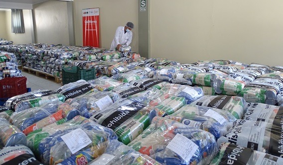 Municipalidad de Huaraz recibe cerca de 25 toneladas de alimentos de Qali Warma 