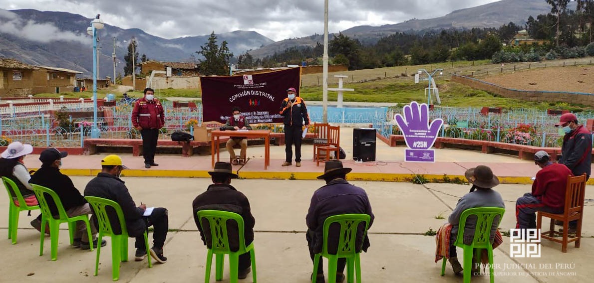 Áncash: “Justicia en tu Comunidad” de la CSJAN desarrolló itinerancia en Aija