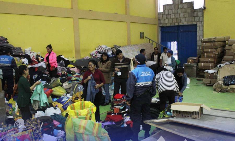 Comité de Damas de Huaraz entrega ayuda a humanitaria para varios distritos