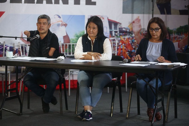 Keiko Fujimori denuncia “indicios de fraude en la mesa” en la segunda vuelta electoral  