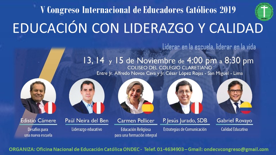 Ondec anuncia el V Congreso Internacional de Educadores Católicos