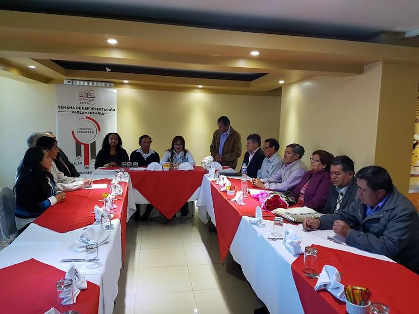 Huaraz: congresista Mary Melgarejo desarrolló diversas actividades de representación