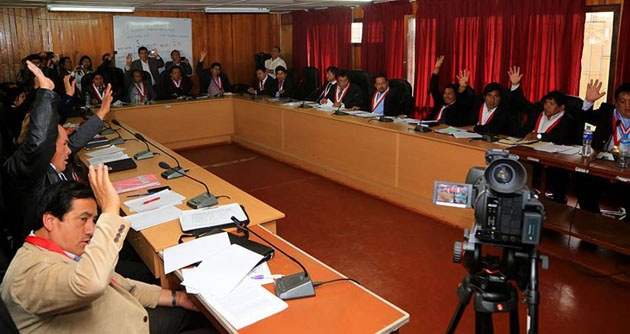 Consejeros rechazan actos violentos en Áncash y piden mayor capacidad de gestión