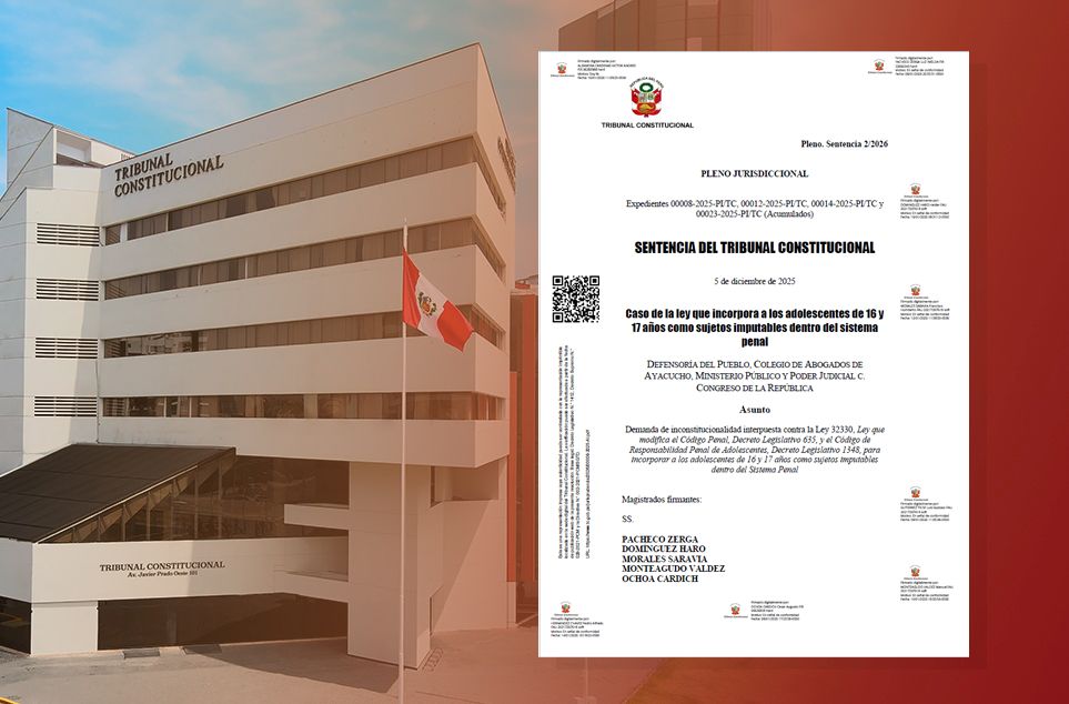Declaran inconstitucionales modificaciones a las normas para que se aplique a adolescentes de 16 y 17 años responsabilidad penal ordinaria