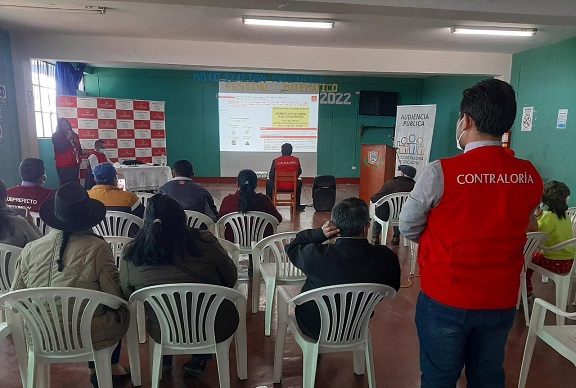 Contraloría recogerá alertas sobre corrupción en audiencia presencial en Sihuas 