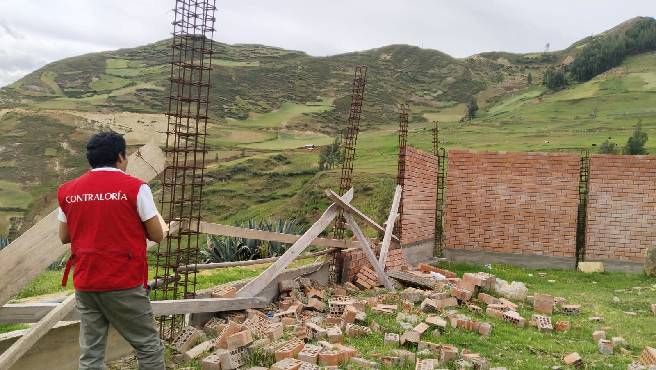 Áncash: por falta de liquidación se retrasa reinicio de obra educativa abandonada en San Nicolás