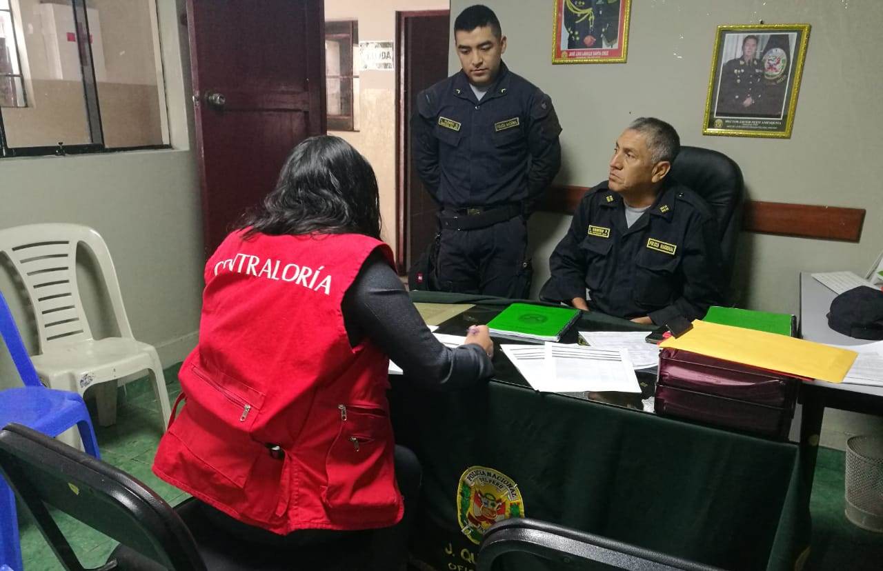 Contraloría verifica 43 comisarías en Áncash con Operativo  “Seguridad Ciudadana 2019”