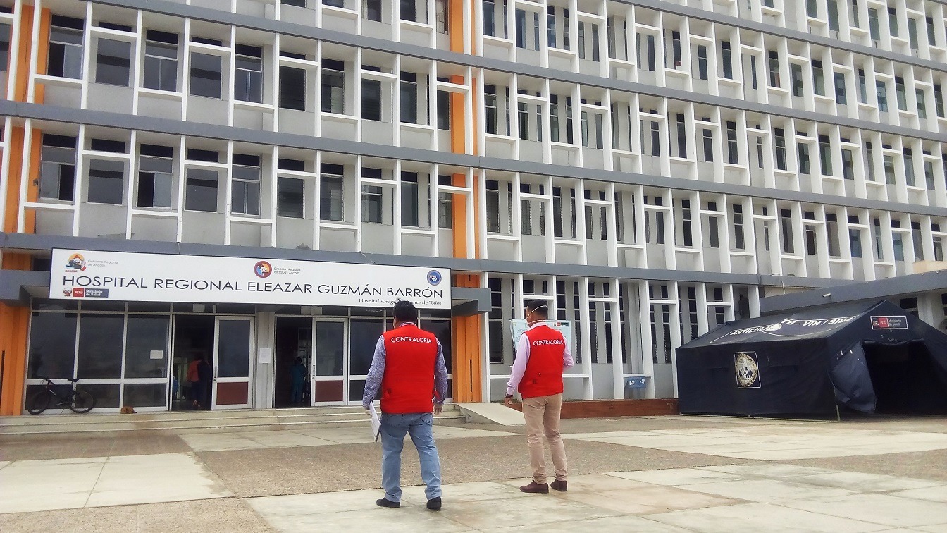 Áncash: Contraloría alerta riesgos en capacidad de respuesta de hospitales ante covid-19