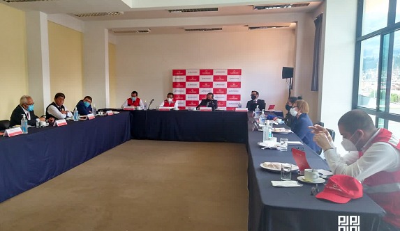 Presidente de Corte de Áncash participó en reunión con vice-contralor de la República