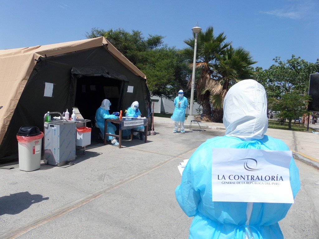 Contraloría verificó capacidad de respuesta del Hospital Regional de Chimbote ante el covid-19