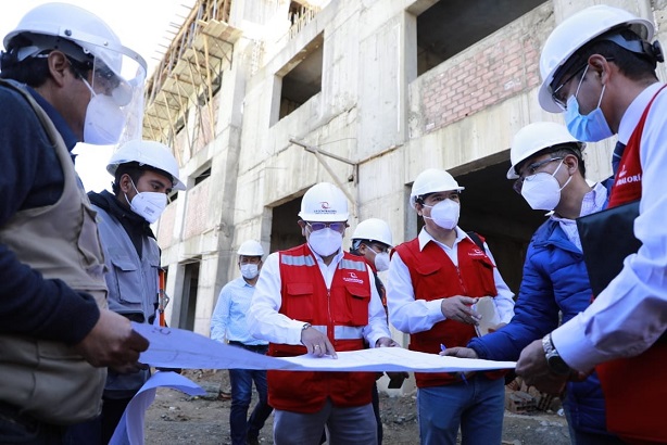 Huaraz: Contraloría advierte riesgos en obra del colegio Simón Bolívar