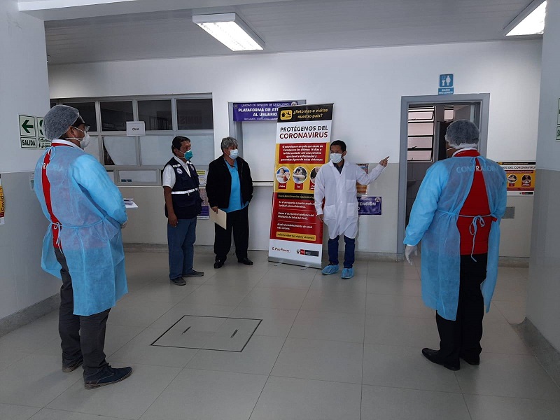 Contraloría inició supervisión de hospitales de atención COVID-19 en Áncash