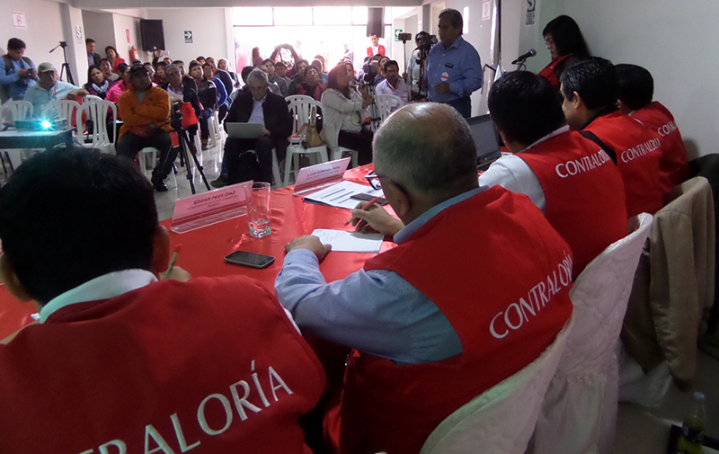 Contraloría recibirá alertas de la población sobre irregularidades en obras