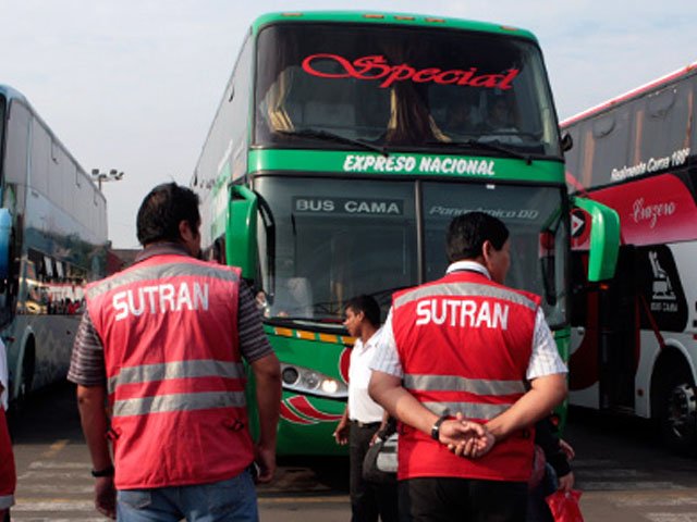 Control a conductores y buses interprovinciales hará Sutran en terminales terrestres de Áncash