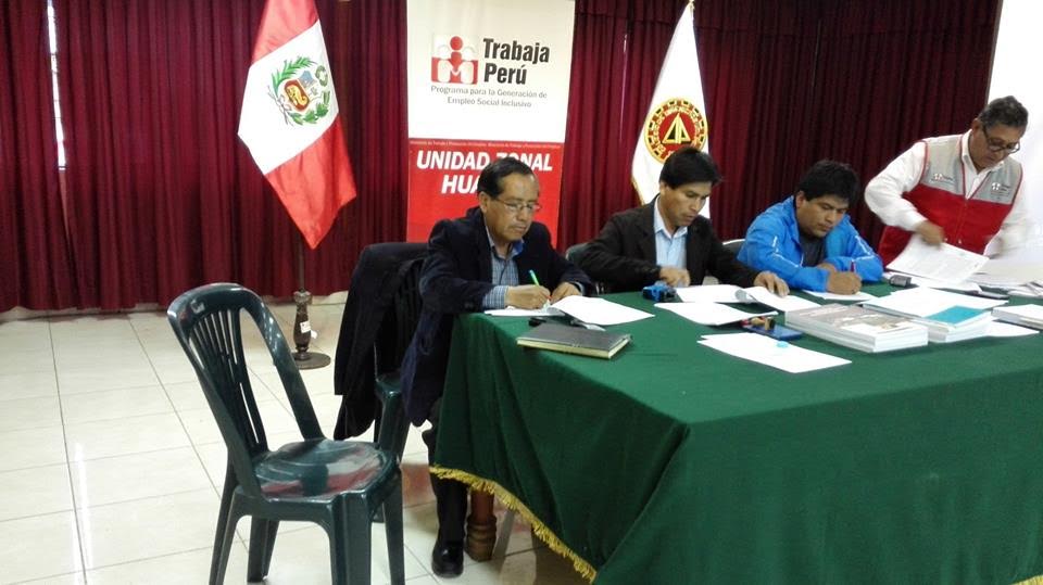 Municipio de Yungay ejecutará obras gracias a convenio con "Trabaja Perú"
