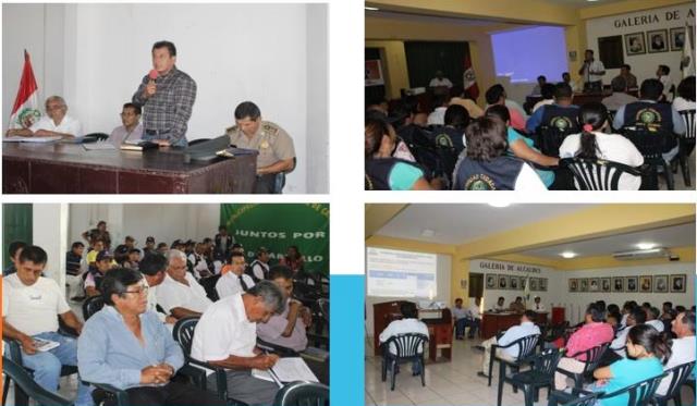 Coprosec de Casma presenta actividades realizadas en el I semestre 2015