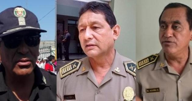 Invitan al retiro a altos mandos policiales de la región Áncash