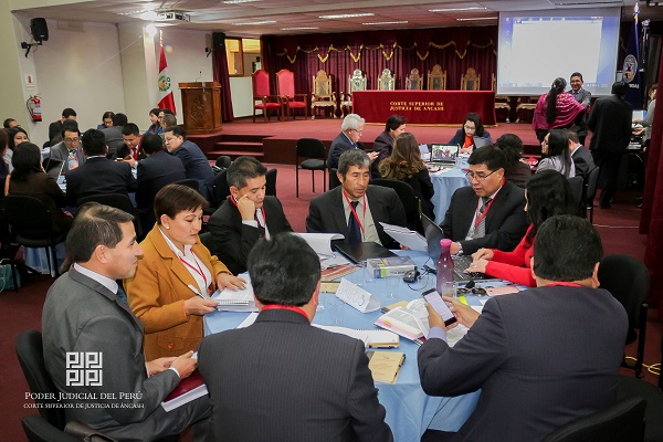 Corte Superior de Áncash realizó pleno jurisdiccional en materia penal