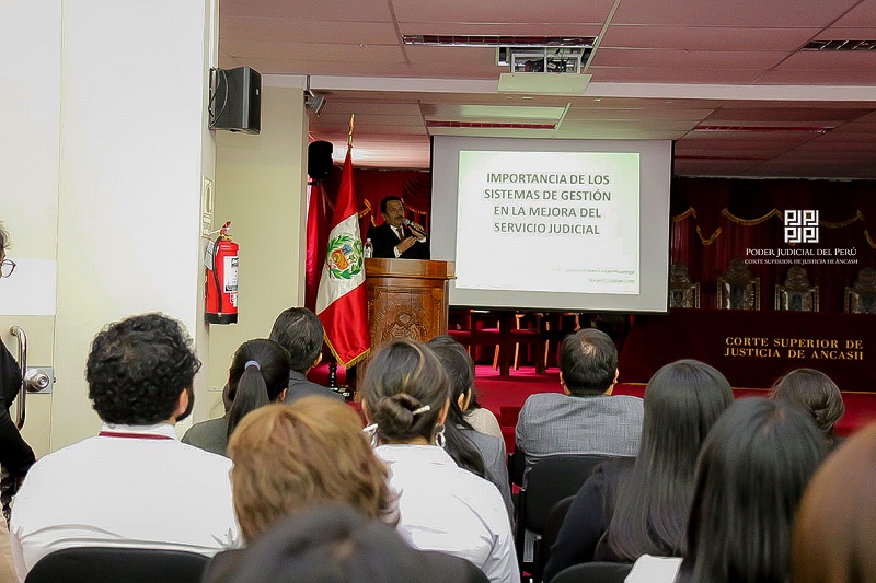 Huaraz: presentan libro "Gestión de la Calidad aplicada al Despacho Judicial" 